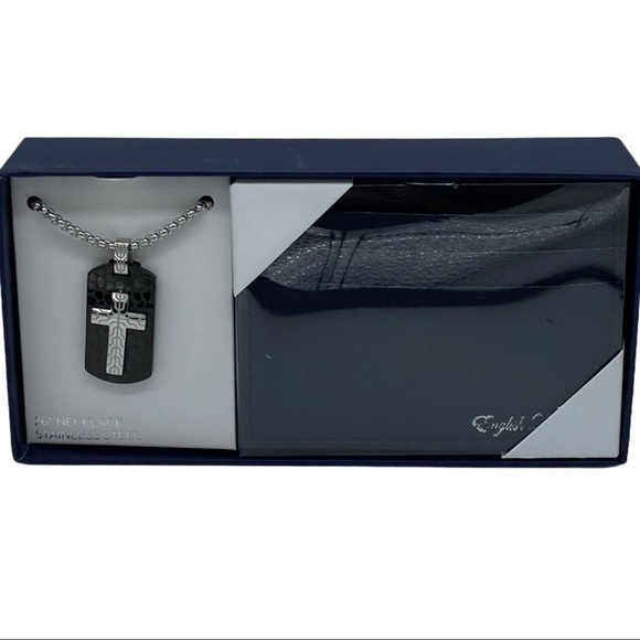 English Laundry Other - English Laundry Silver Chain+Cross Set NWT